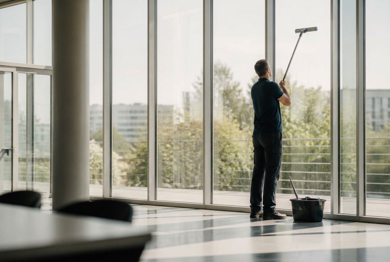 Vitrerie dans des locaux professionnels